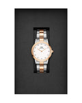 Daniel Wellington Iconic Link White Dial Two Tone Steel Strap Watch For Women - DW00100359