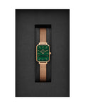 Daniel Wellington Quadro Melrose Green Watch For Womens - DW00100437