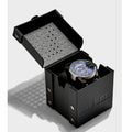 Diesel Mega Chief Chronograph Black Dial Grey Nylon Strap Watch For Men - DZ4523