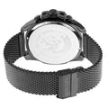 Diesel Mega Chief Chronograph Black Dial Black Mesh Strap Watch For Men - DZ4527