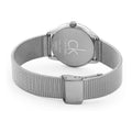 Calvin Klein Minimal Grey Dial Silver Mesh Bracelet Watch for Men - K3M51154