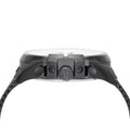 Diesel Mega Chief Chronograph Black Dial Black Mesh Strap Watch For Men - DZ4527