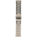 Diesel Mega Chief Chronograph White Dial Silver Steel Strap Watch For Men - DZ4477