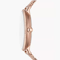 Fossil Jacqueline Mother of Pearl White Dial Gold Mesh Strap Watch for Women - ES4352