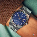 Tissot PRX Powermatic 80 Blue Dial Silver Steel Strap Watch for Men - T137.407.11.041.00