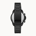 Fossil Retro Analog-Digital Black Dial Black Steel Strap Watch for Men - FS5891