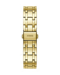 Guess Cosmo Diamonds Green Dial Gold Steel Strap Watch for Women - GW0033L8