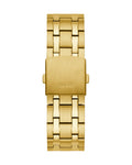 Guess Continental Gold Dial Gold Steel Strap Watch For Men - GW0260G4