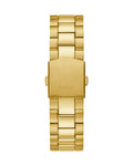 Guess Connoisseur Black Dial Gold Steel Strap Watch for Men - GW0265G3