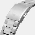 Guess Connoisseur Blue Dial Silver Steel Strap Watch for Men - GW0265G7