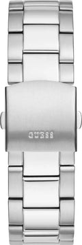 Guess Trophy Chronograph Diamonds Black Dial Silver Steel Strap Watch for Men - GW0390G1