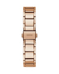 Guess Solstice Diamonds Rose Gold Dial Rose Gold Steel Strap Watch for Women - GW0403L3
