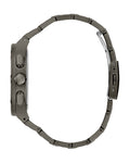 Guess Headliner Quartz Black Dial Grey Steel Strap Watch For Men - GW0572G5