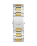 Guess Equity Analog Blue Dial Two Tone Steel Strap Watch For Men - GW0703G3