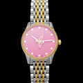 Gucci G Timeless Quartz Pink Dial Two Tone Steel Strap Watch For Women - YA1265030