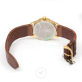 Gucci G Timeless Quartz Green & Red Dial Brown Leather Strap Watch For Men - YA126451