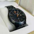 Versace Univers Quartz Black Dial Black Steel Strap Watch for Men - VEBK00618