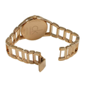 Calvin Klein Stately Silver Dial Gold Steel Strap Watch for Women - K3G23526