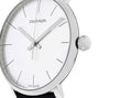 Calvin Klein High Noon Quartz White Dial Black Leather Strap Watch for Men - K8M211C6
