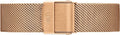 Daniel Wellington Classic Melrose Black Dial Rose Gold Mesh Bracelet Watch For Women - DW00100161