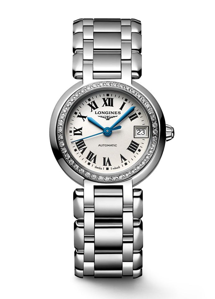 Longines PrimaLuna 26.5mm Automatic Stainless Steel Watch for Women - L8.111.0.71.6