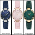 Coach Hayley Pink Mother of Pearl Dial Pink Leather Strap Watch for Women - 14503537