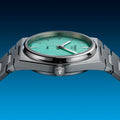 Tissot PRX Powermatic 80 Automatic Mint Green Dial Silver Steel Strap Watch for Men - T137.407.11.091.01
