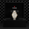 Tudor Style Automatic Silver Dial Two Tone Steel Strap Watch for Men - M12713-0003