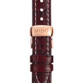 Mido Baroncelli III Automatic Silver Dial Brown Leather Strap Watch For Women - M7600.2.21.8