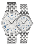 Mido Baroncelli III Automatic Silver Dial Silver Steel Strap Watch For Men - M8600.4.21.1