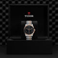Tudor 1926 Automatic Diamonds Black Dial Two Tone Steel Strap Watch for Men - M91651-0004