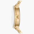 Michael Kors Melissa Quartz Gold Dial Gold Steel Strap Watch for Women - MK4368