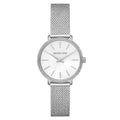 Michael Kors Pyper Quartz Mother of Pearl White Dial Silver Mesh Strap Watch For Women - MK4618