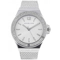 Michael Kors Lennox Three-Hand Silver Dial Silver Steel Strap Watch For Women - MK7337