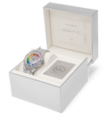 Michael Kors Raquel Three-Hand Crystals Silver Dial Silver Steel Strap Watch For Women - MK7365LE