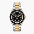Michael Kors Maritime Three Hand Black Dial Two Tone Steel Strap Watch for Men - MK9180