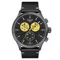 Tissot Chrono XL Tour De France Special Edition Black Dial Black Leather Strap Watch for Men - T116.617.36.051.11