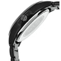 Armani Exchange Hampton Chronograph Black Dial Black Steel Strap Watch For Men - AX2104