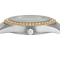 Michael Kors Harlowe Three-Hand Crystals White Dial Two Tone Steel Strap Watch for Women - MK4811