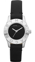 Marc Jacobs Blade Black Dial Black Leather Strap Watch for Women - MBM1211