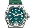 Maurice Lacroix Aikon Venturer Green Dial Green Rubber Strap Watch for Men - AI6057-SSL50-630-5