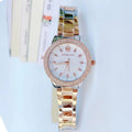 Michael Kors Tibby Three Hand Crystals Silver Dial Two Tone Steel Strap Watch for Women - MK4576