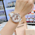 Michael Kors Oversized Sport Quartz White Dial White Rubber Strap Watch For Women - MK6945