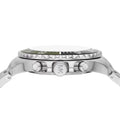 Michael Kors Everest Chronograph Black Dial Silver Steel Strap Watch For Men - MK8976