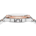 Michael Kors Lennox Three Hand Quartz Silver Dial Two Tone Steel Strap Watch For Women - MK6989