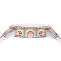 Michael Kors Ritz Chronograph Silver Dial Two Tone Steel Strap Watch For Women - MK6938
