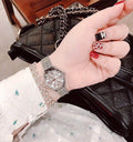 Guess Whisper Silver Dial Silver Mesh Bracelet Watch for Women - W1084L1