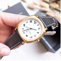 Marc Jacobs Mandy White Dial Black Leather Strap Watch for Women - MJ1564