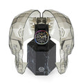 Philipp Plein Skeleton Spectre Black Dial Black Silicone Strap Watch for Men - PWRAA1023