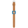 Fossil Candy White Dial Brown Leather Strap Watch for Men - ES3536